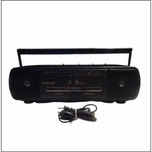 AM-FM Stereo Double Cassette Recorder brand new in box